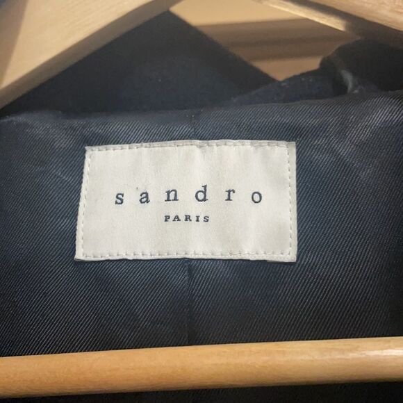 Sandro Wool Coat - Picture 5 of 7